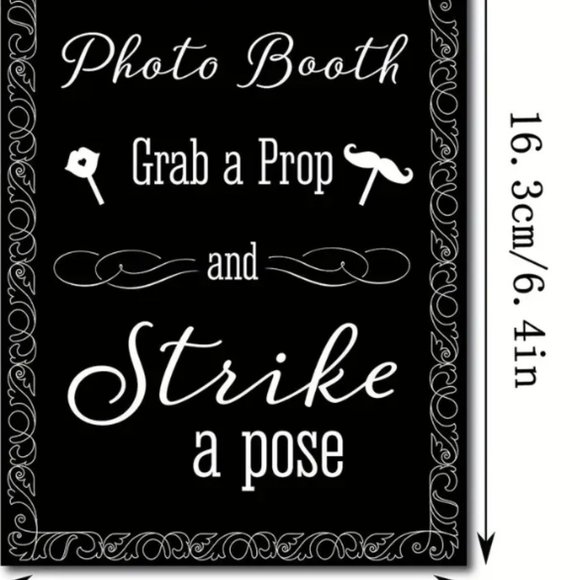 B182-NEW 31pcs Photo Booth Wedding Props - Picture 2 of 3